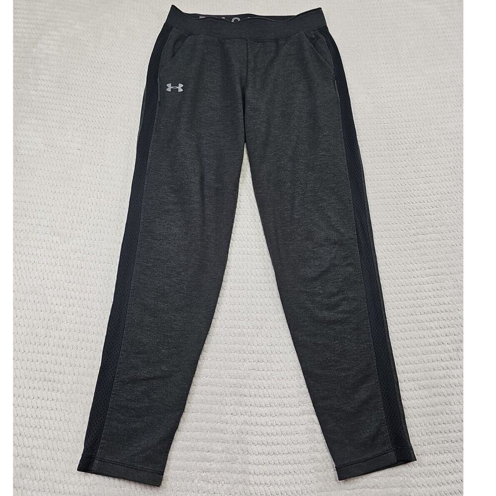 Under Armour Sweatpants Womens Small Gray Featherweight Fleece Casual Lounge